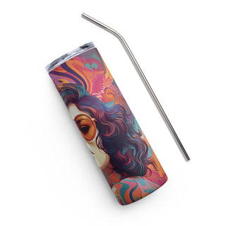 Vintage Beauty Stainless steel tumbler