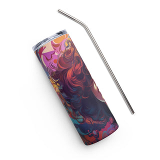 Vintage Beauty Stainless steel tumbler