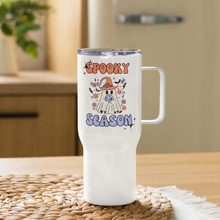 Spooky Season Travel mug with a handle